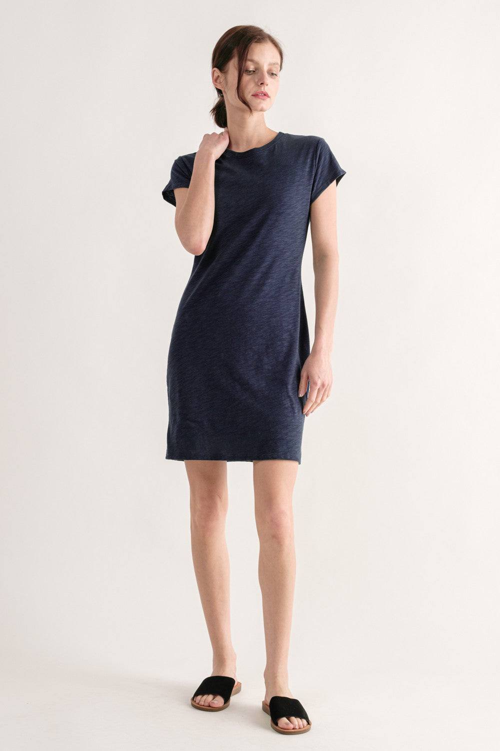 Kyle Cap Sleeve T-shirt Dress