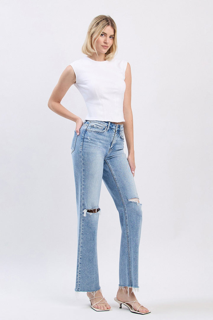The Austin High Rise Distressed Jean
