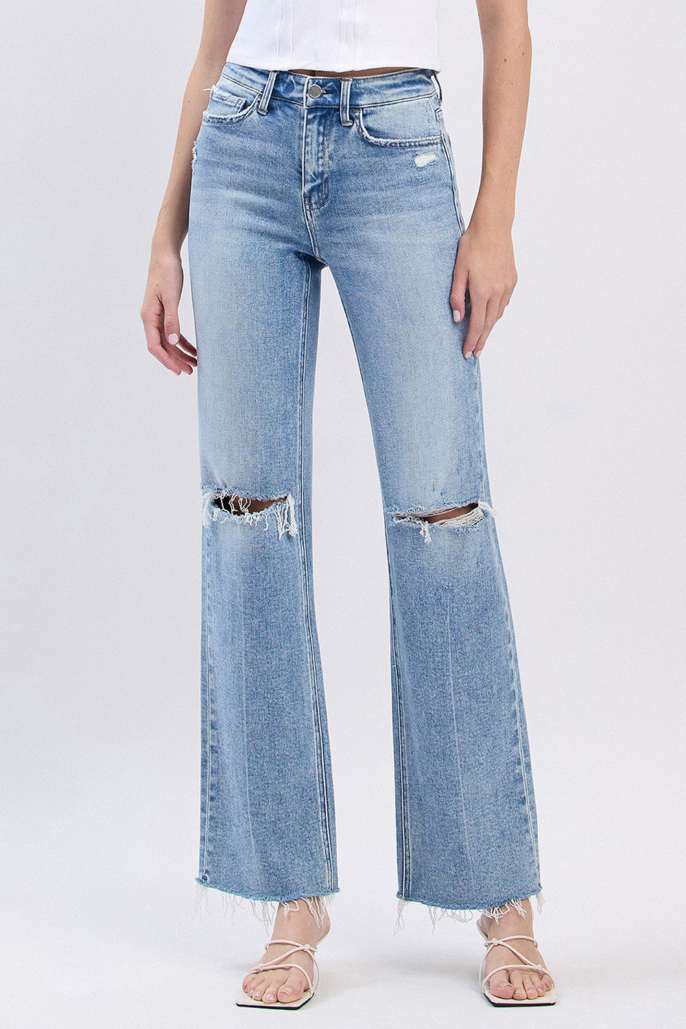 The Austin High Rise Distressed Jean