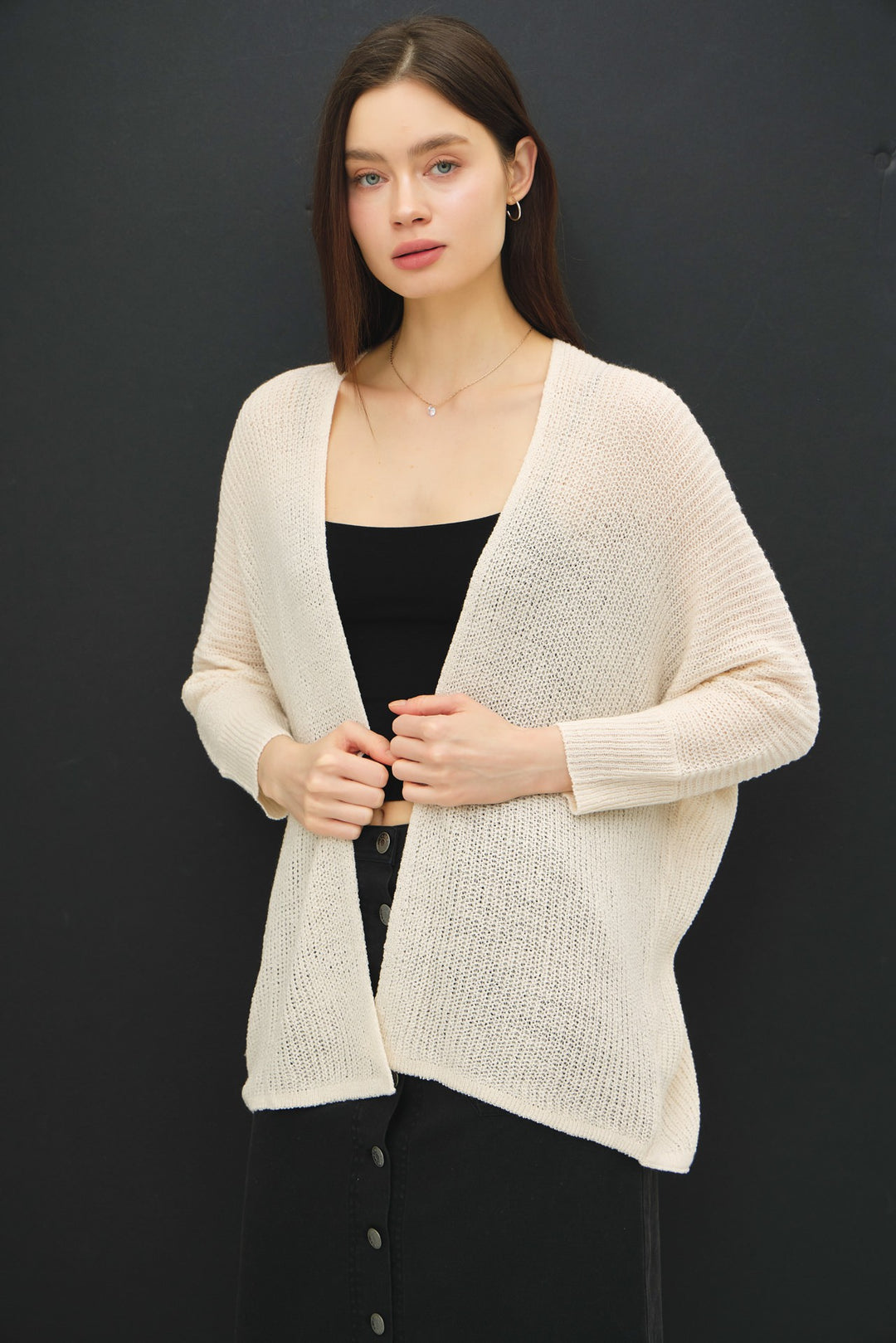 Alyx Dolman Sleeve Open Cardigan