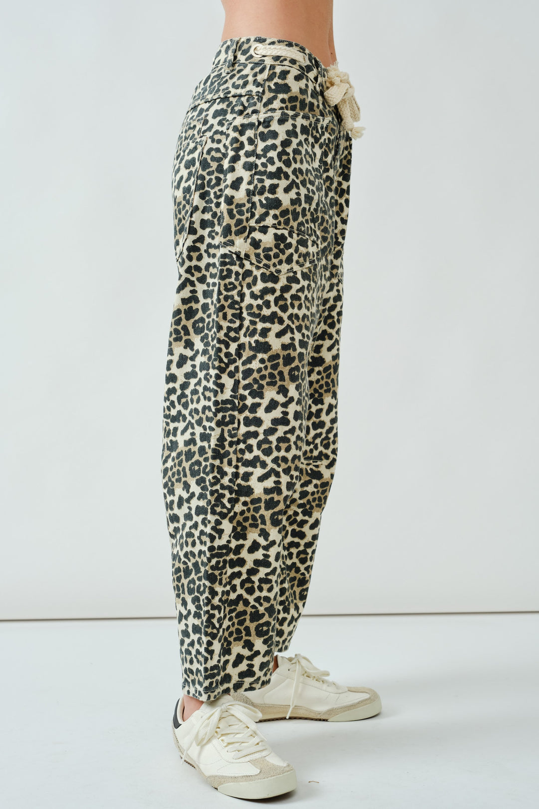 Hope Leopard Barrel Pant