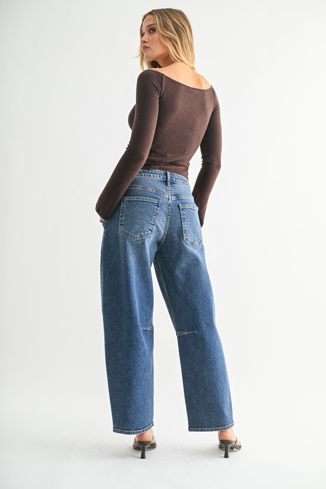 The Arden Relaxed Utility Barrel Jean