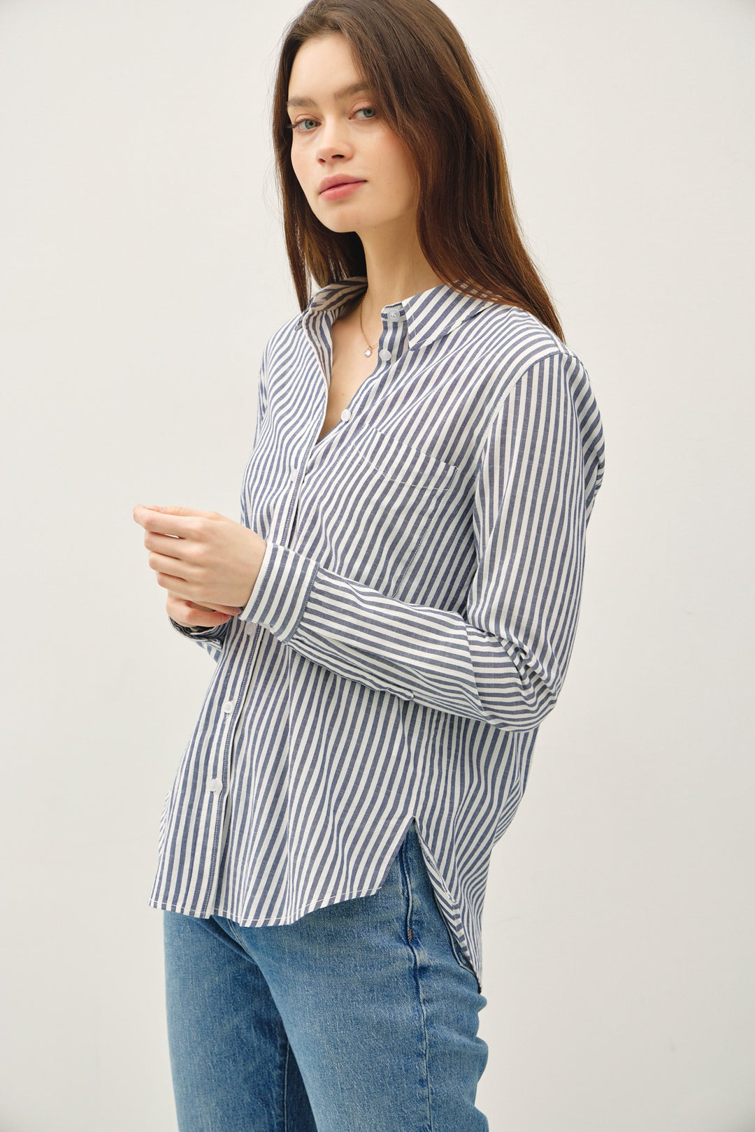 Lanie Classic Button Down Shirt