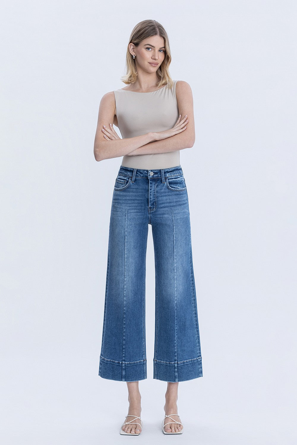 Amelia High Rise Ankle Jean