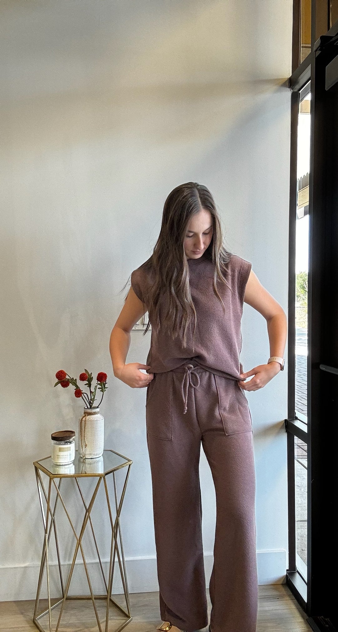 Hope Muscle Tee Lounge Set