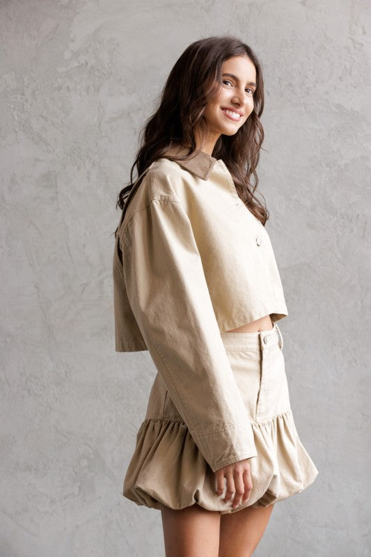 Ally Croped Barn Jacket