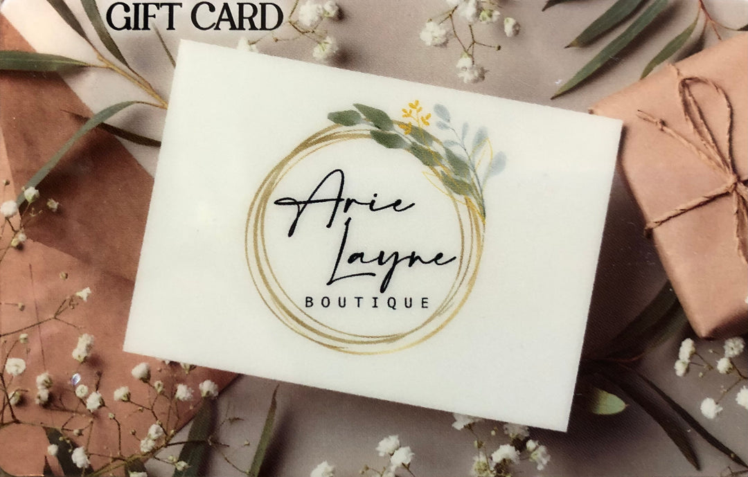 Arie Layne Physical Gift Cards