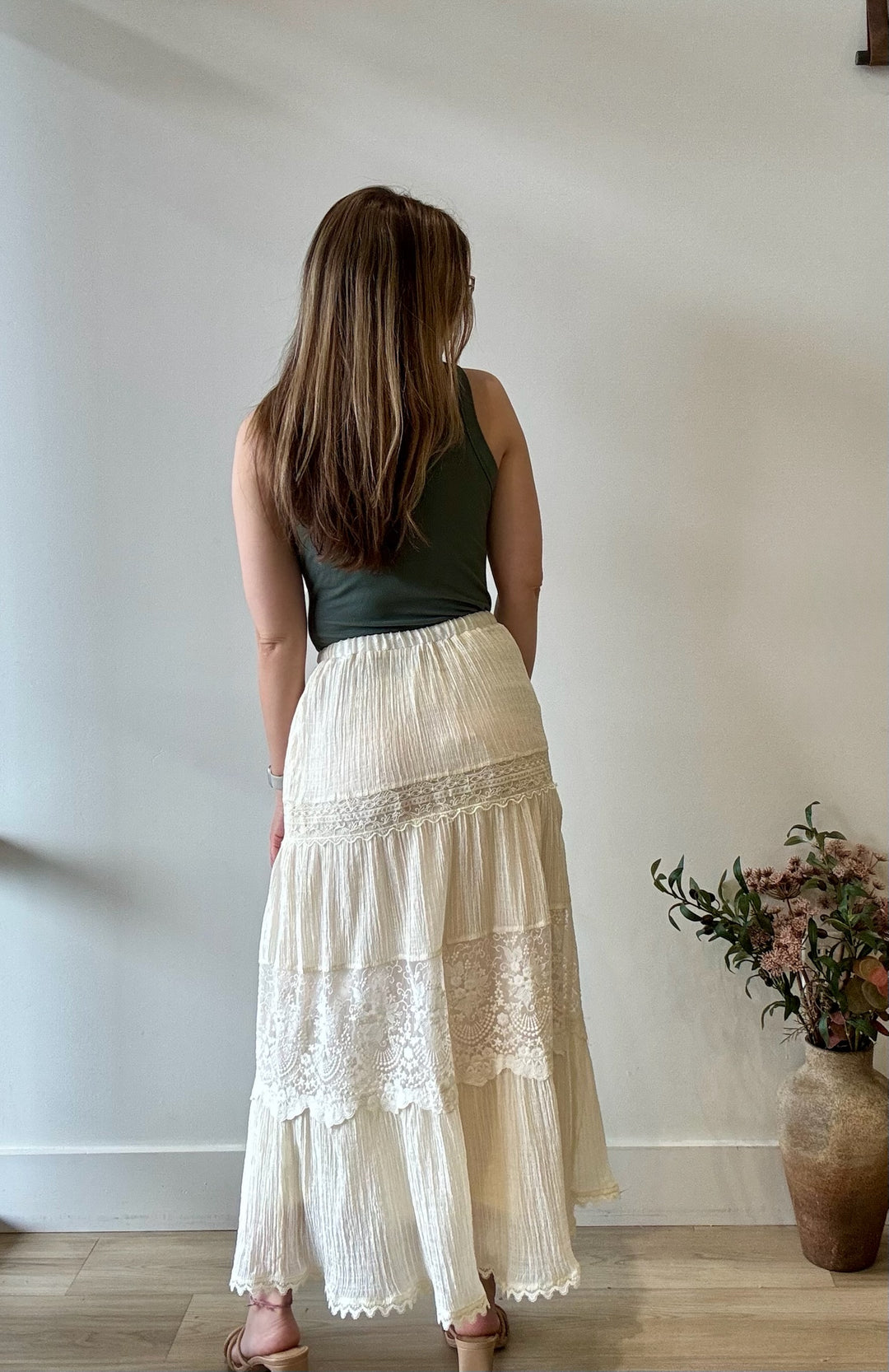 Rhetta Lace Tiered Skirt