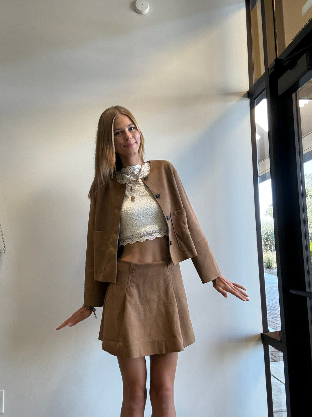Ashley Suede Coat