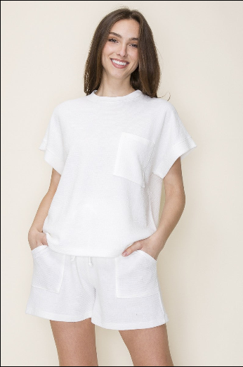 Tristyn Waffle Knit Short
