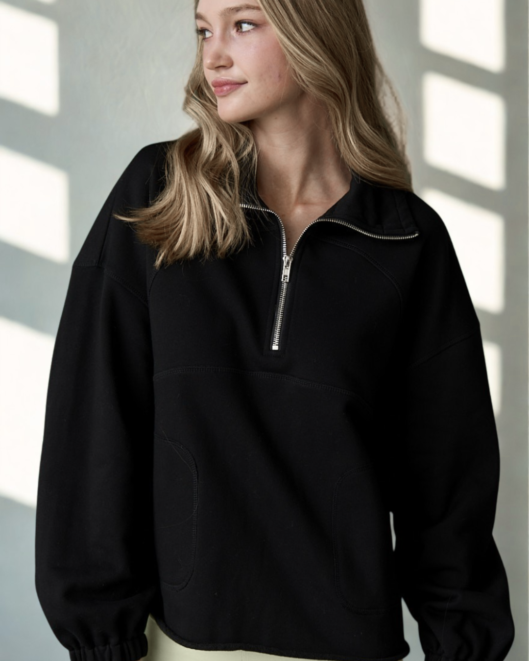 Elise Oversized 1/2 Zip Pullover