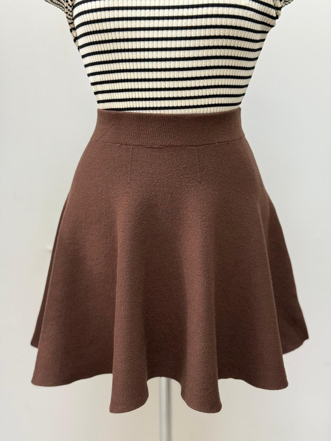 Myndi Flirty Flare Sweater Skirt