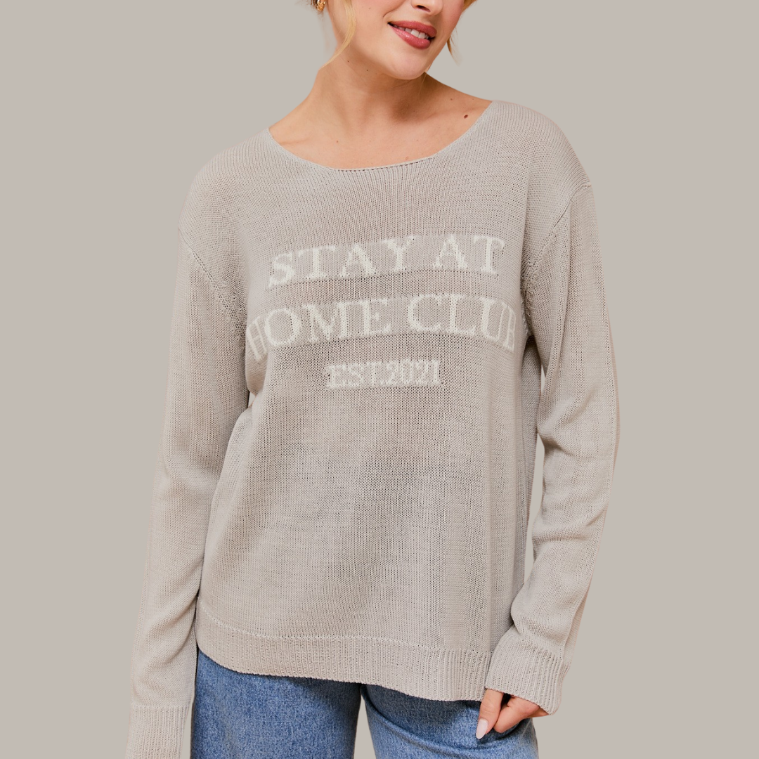 Stay At Home Club Oversized Sweater