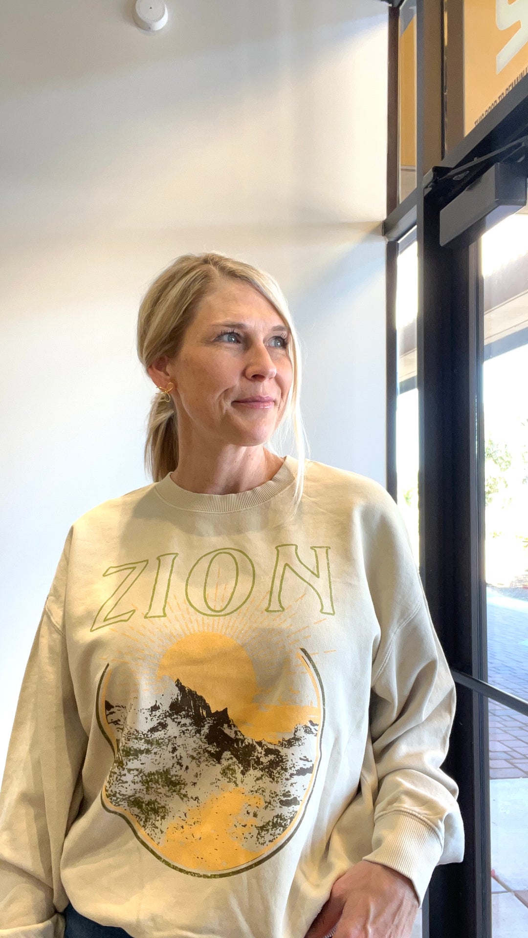 Zion Graphic Crewneck Sweatshirt