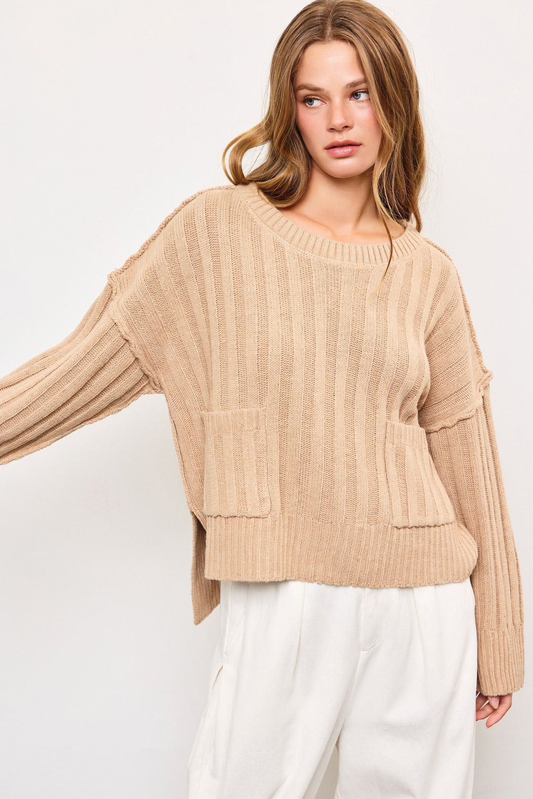 Polly Pullover Pocket Sweater