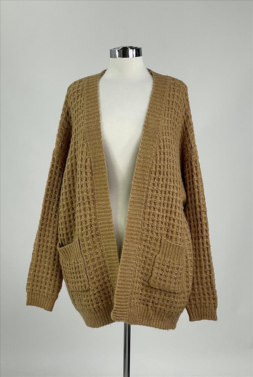 Reggie Waffle Cardigan
