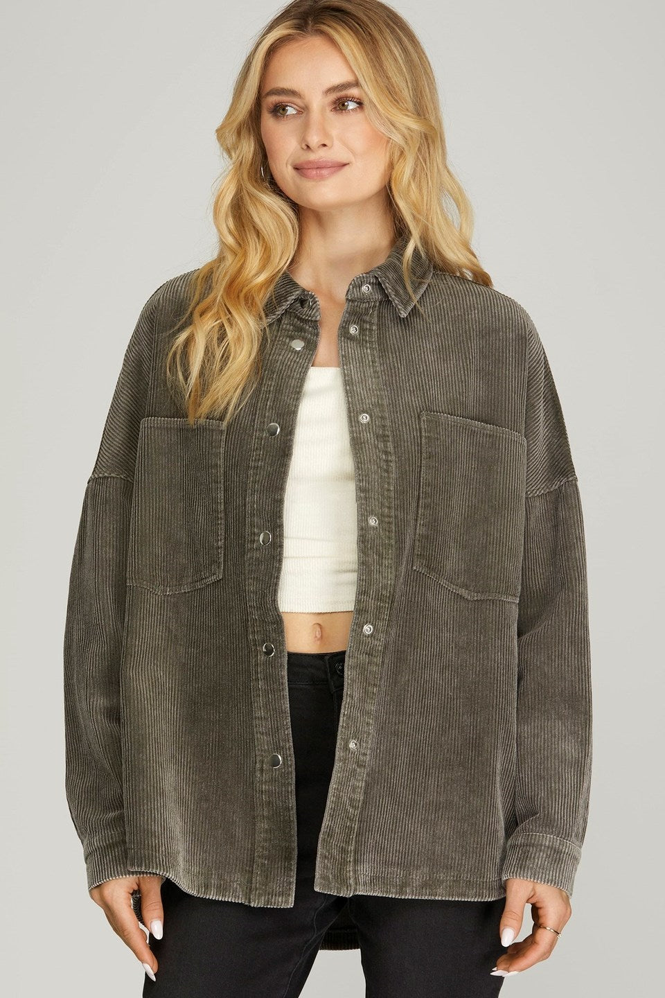 Gretch Corduroy Shacket