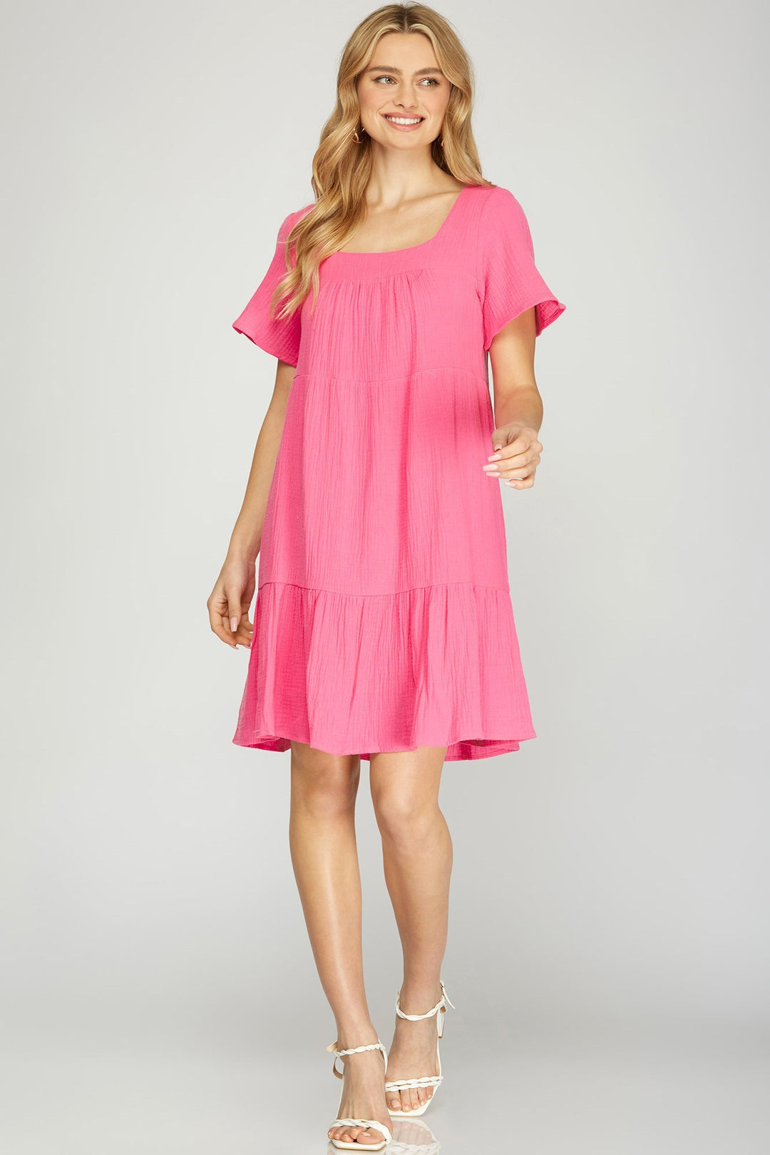 Brandi Gauze Mini Dress