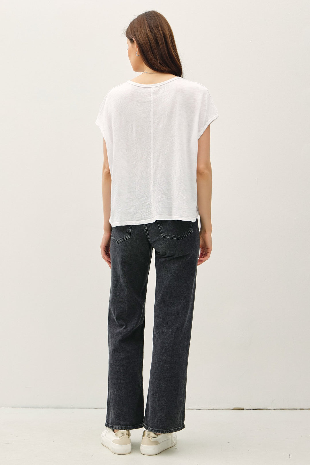 Kendal Elevated Capped Sleeve Tee