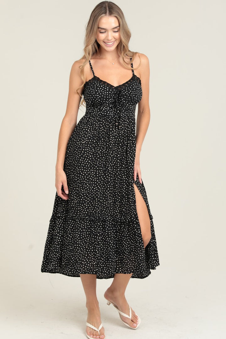 Lexi Polka Dot Maxi Dress