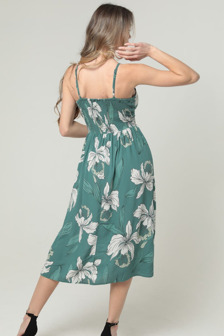 Kelsey Twist Front Keyhole Dress