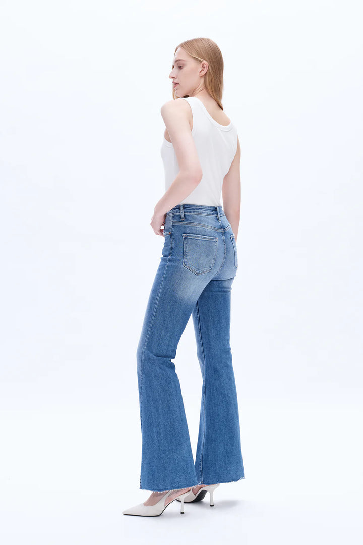 The Milly HR Front Slit Long Jean 1100