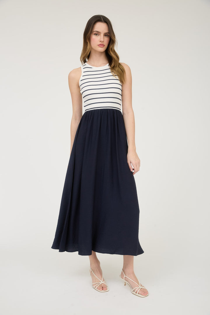 Rachel Stripe Tank Maxi Dress