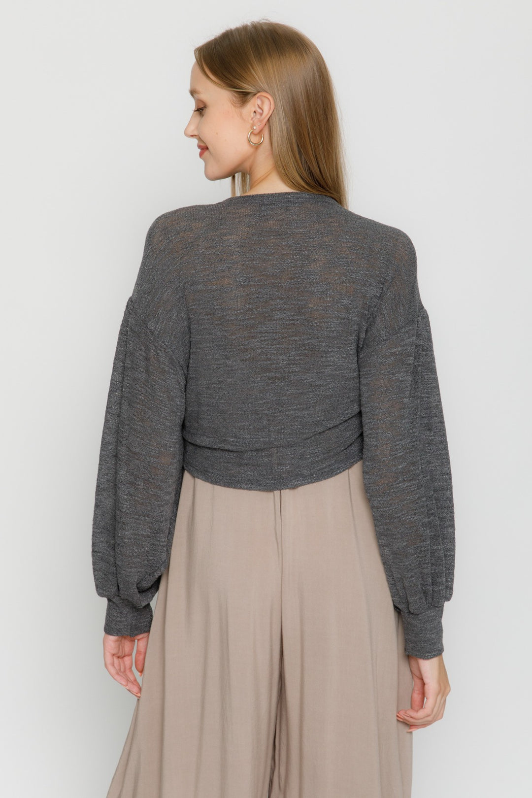 Avery Oversized Tie Front Cardigan