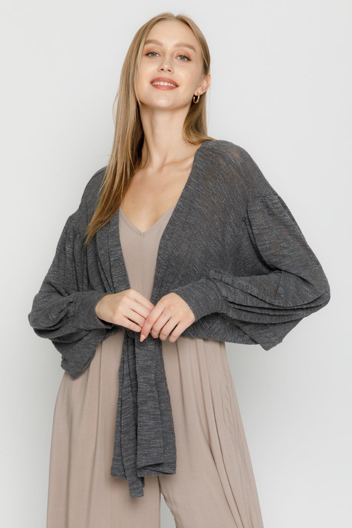 Avery Oversized Tie Front Cardigan