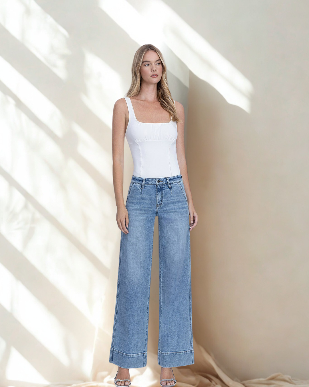 The Kinsleigh Mid Rise Trouser Jean