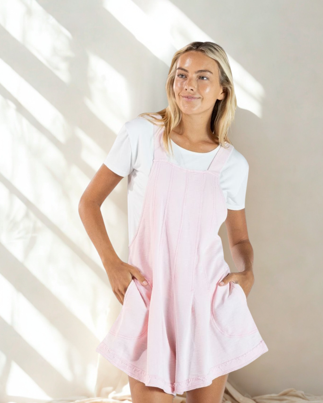 Ellie Washed Out Pocket Romper