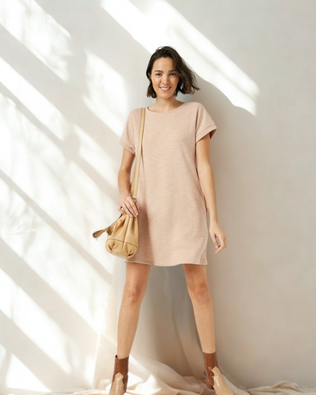 Lulu Slub Knit Pocket Dress