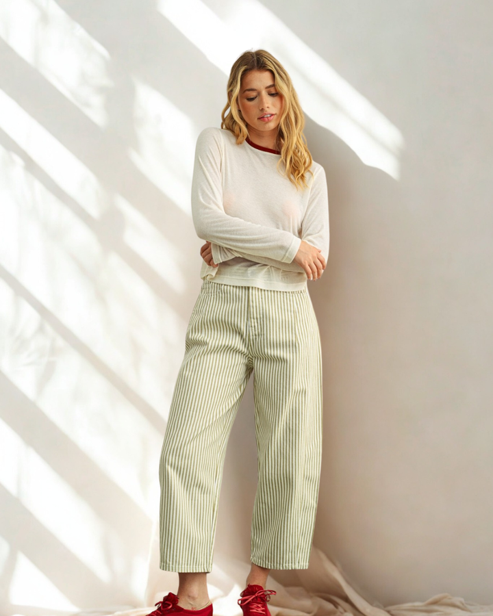 Miah Printed Barrel Pant