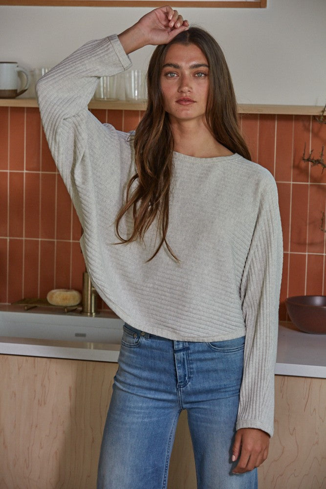 Lexi Ribbed Pullover Sweater