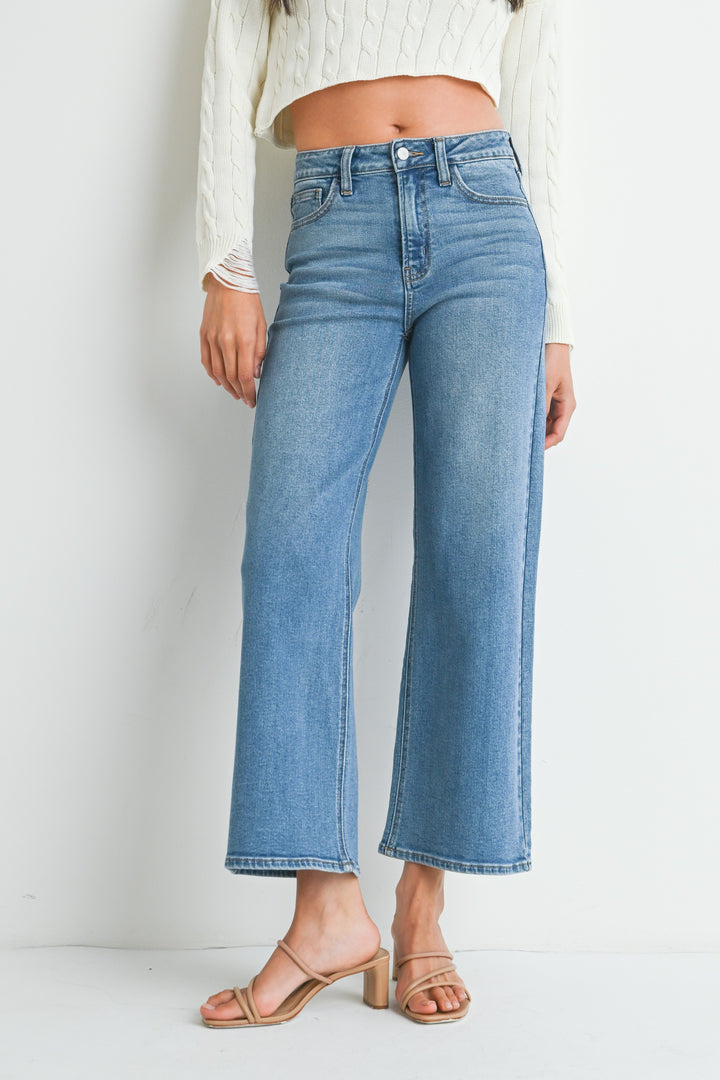 The Jacey Slim Wide Leg Jean