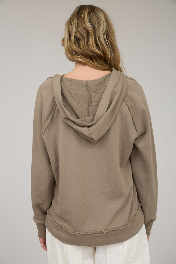Erika Raw Seam Hoodie