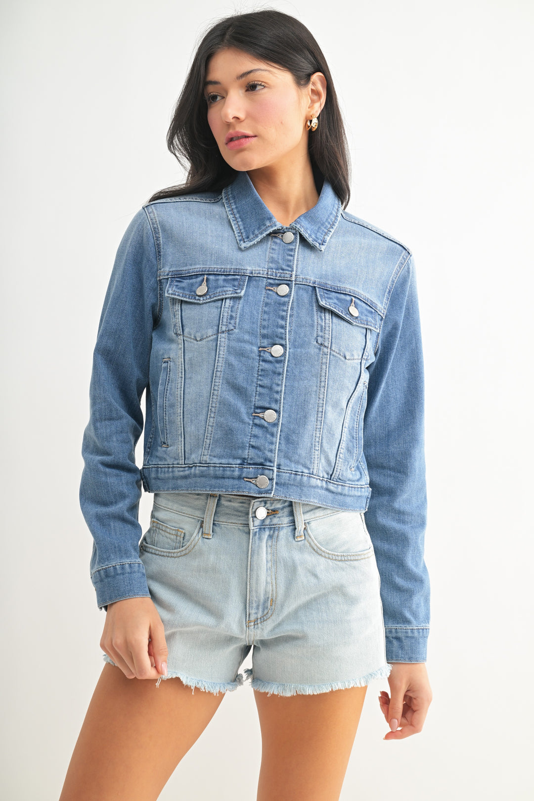 The Jesse Stretch Classic Denim Jacket