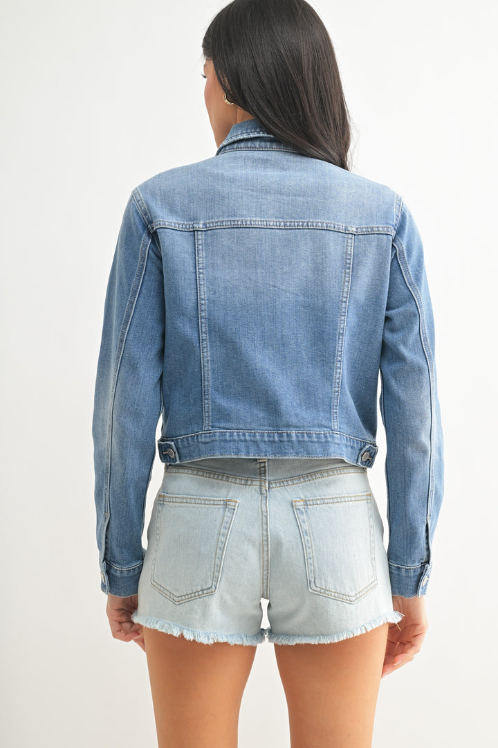 The Jesse Stretch Classic Denim Jacket