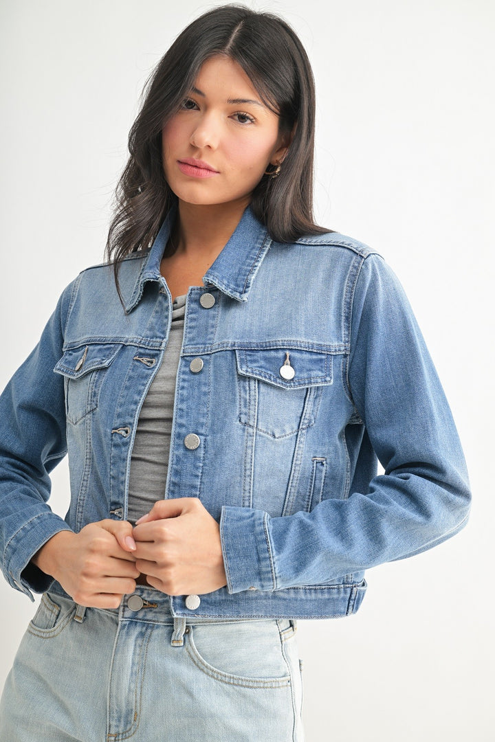 The Jesse Stretch Classic Denim Jacket