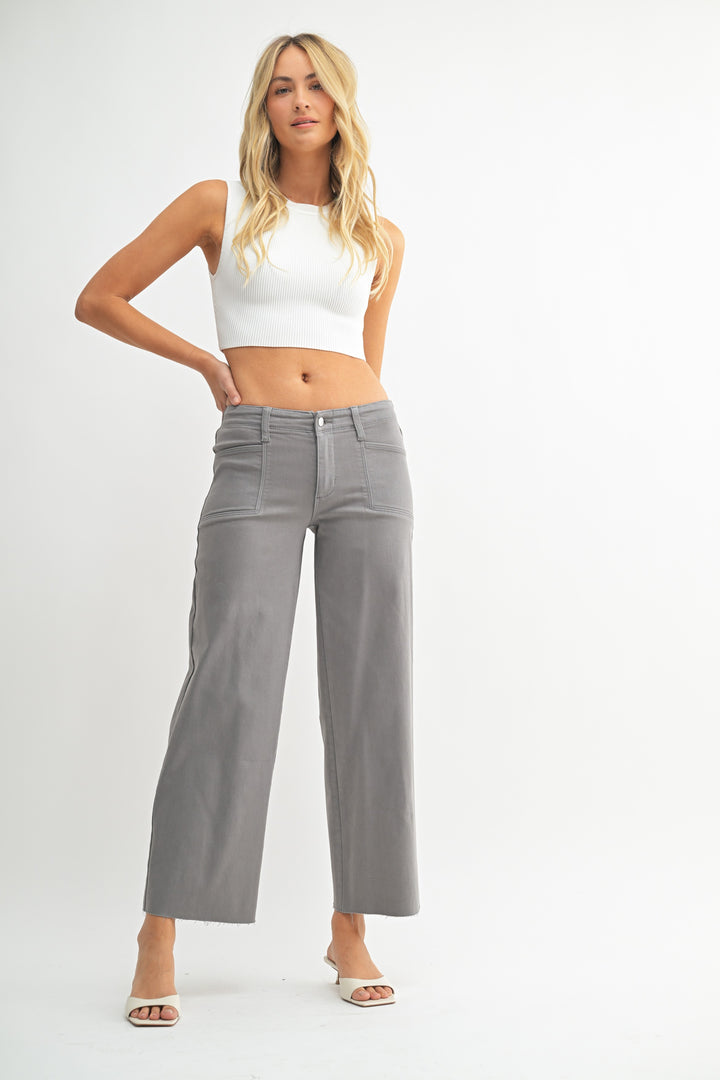 The Cardi Utility Wide Leg Low Rise Pant