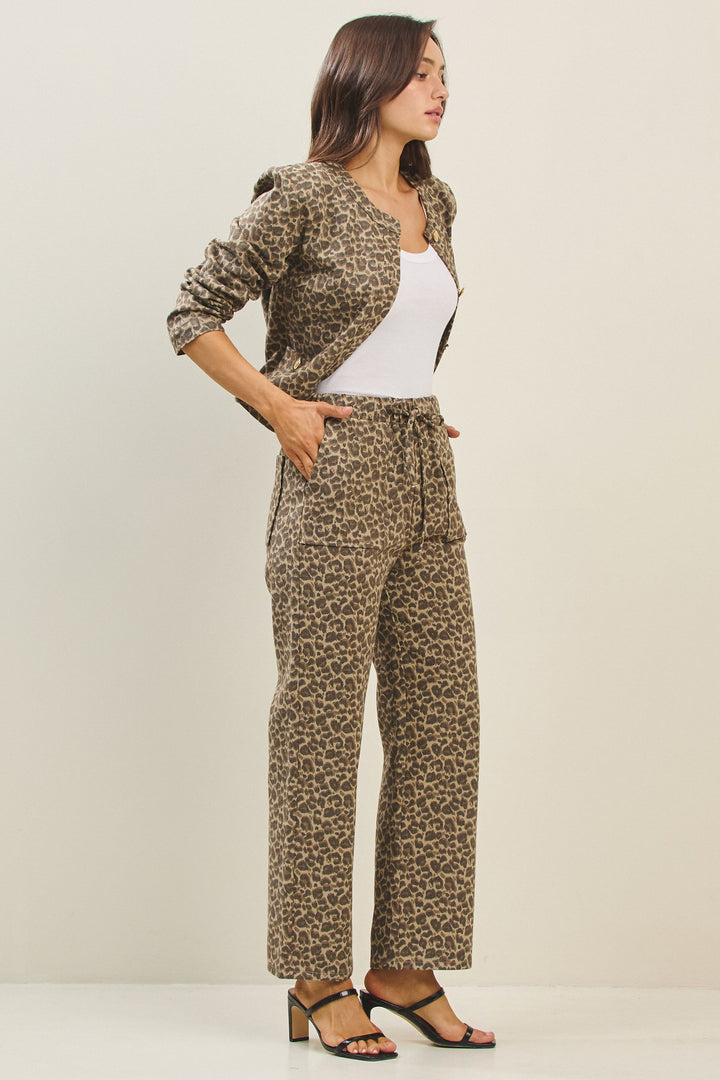 Able Leopard Print Pant