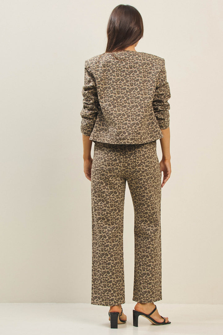 Able Leopard Print Pant