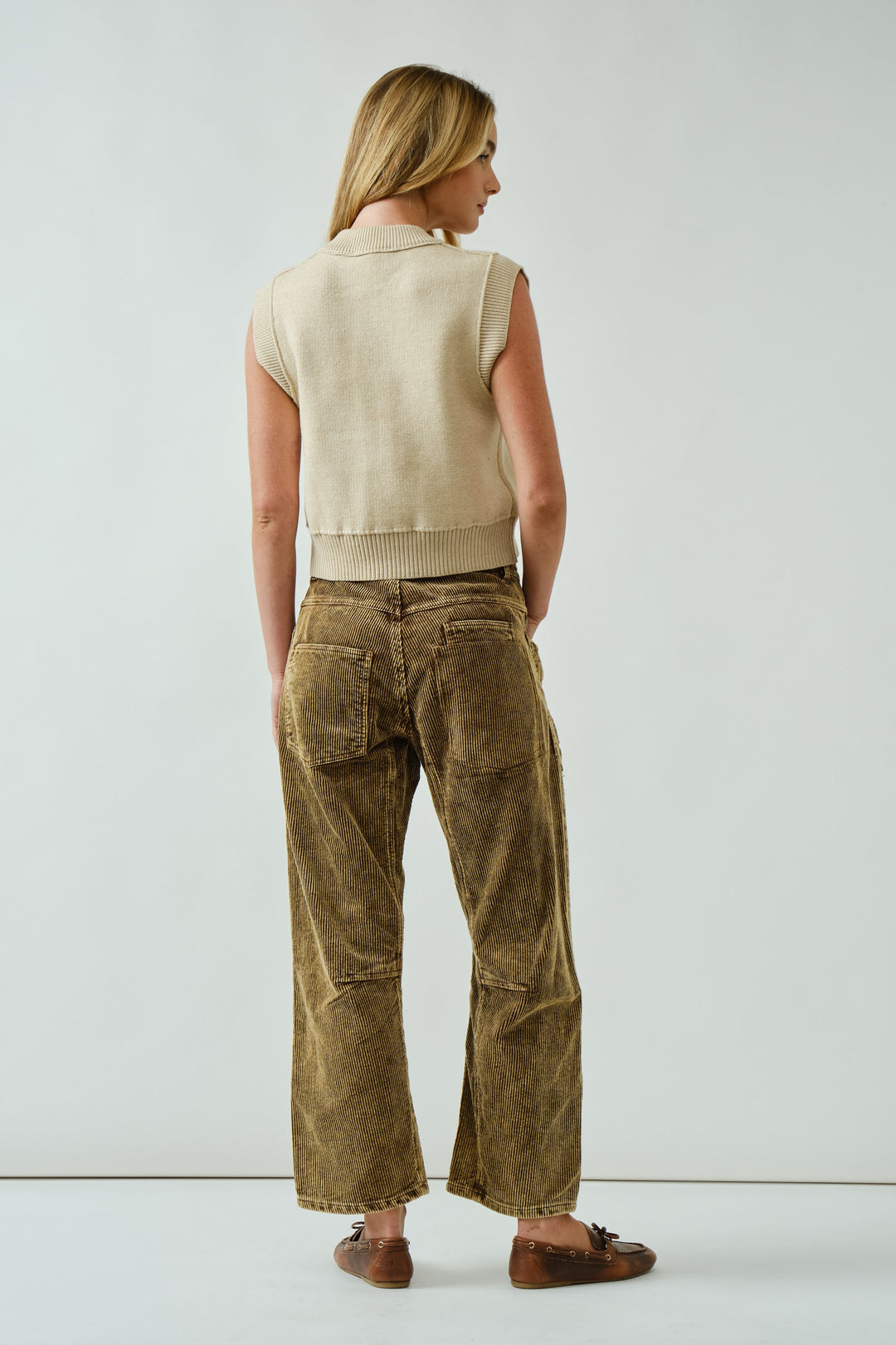 Tarin Button Vest Cardigan