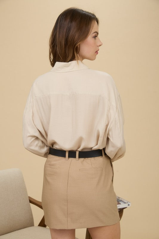 Risa Button Down Long Sleeve Top