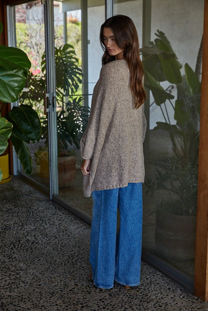 Merle 3/4 Sleeve Long Cardigan