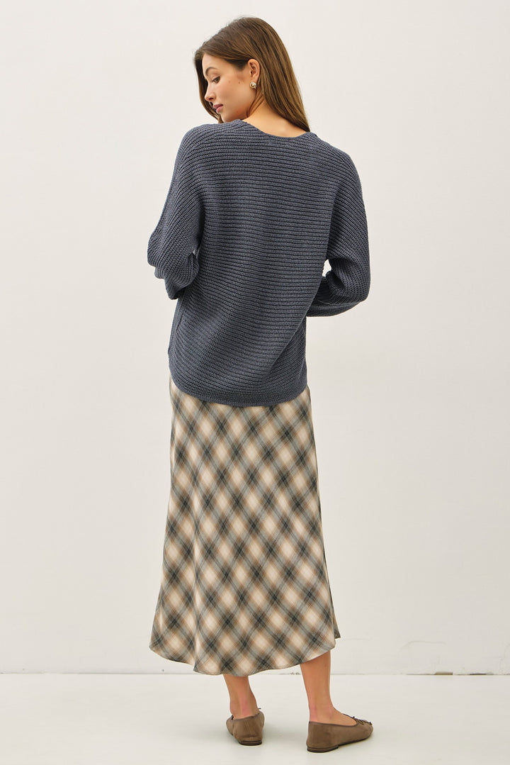 Elyn Swing Mesh Knit Sweater