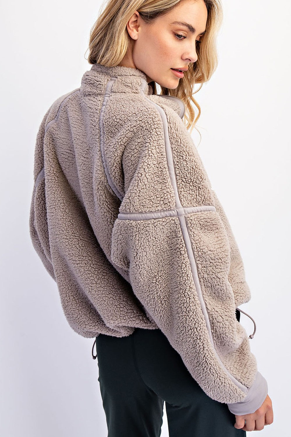 Randi Sherpa 1/2 Zip Jacket