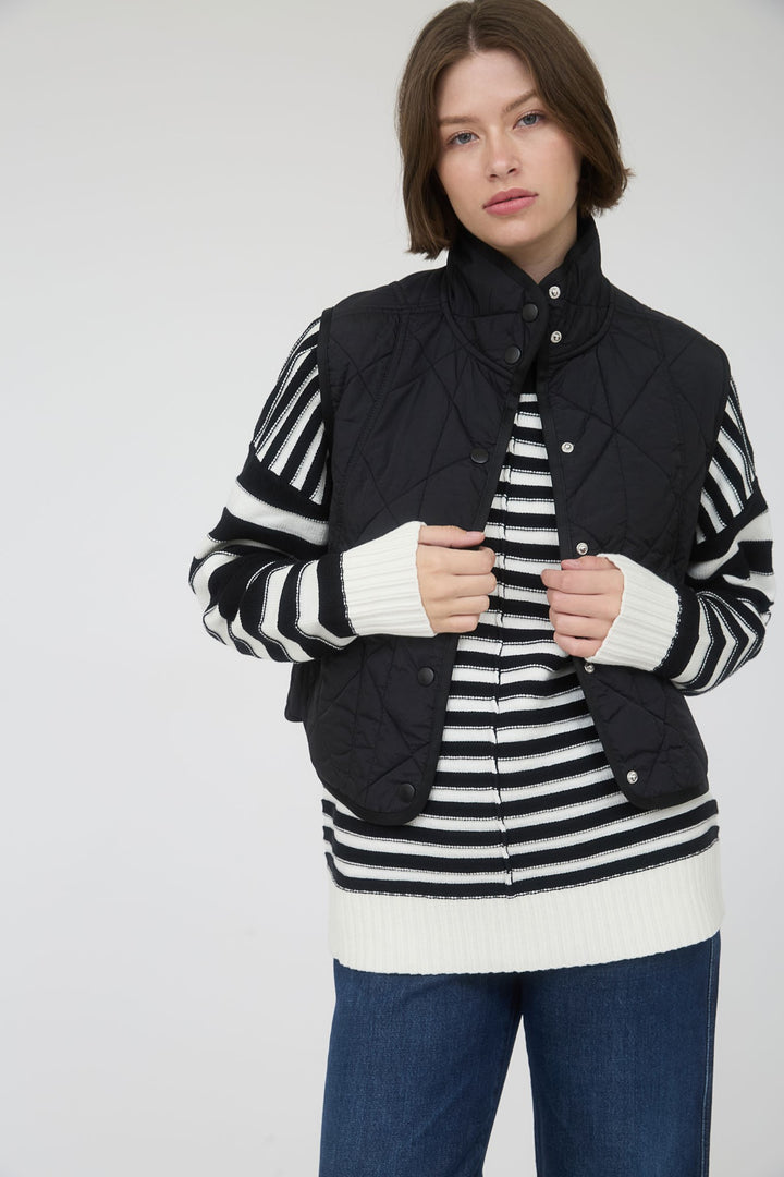 Corina Crop Quilted Puffer Vest