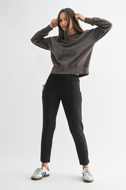 Priscilla Burned Out Crewneck Sweater