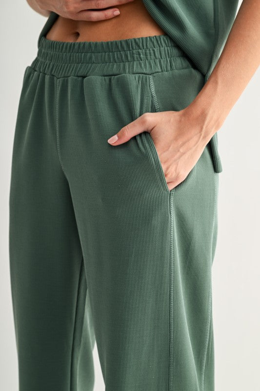 Ellie Open Neck Zip Collar Set